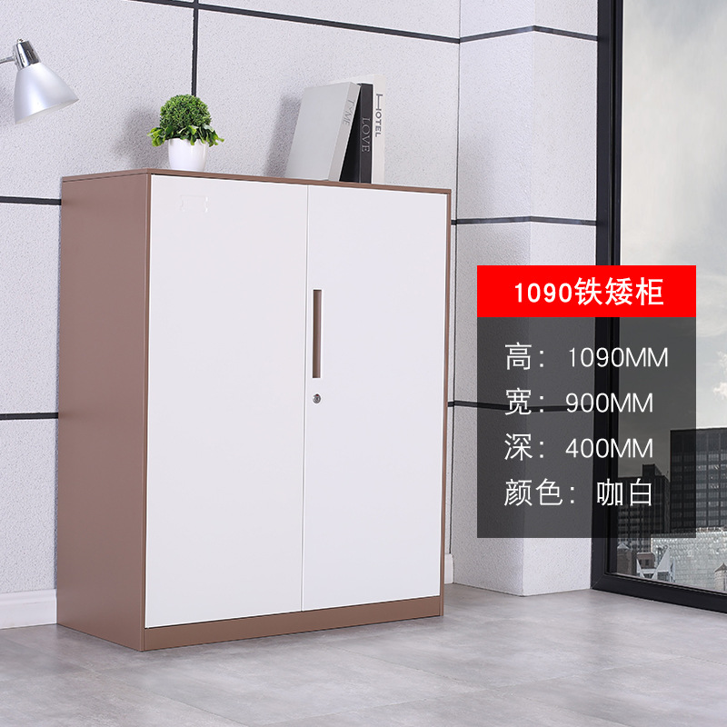 1090咖白开门柜