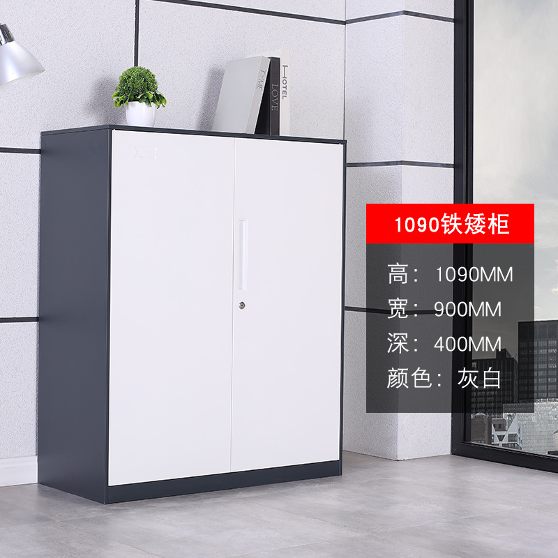 1090灰白开门柜
