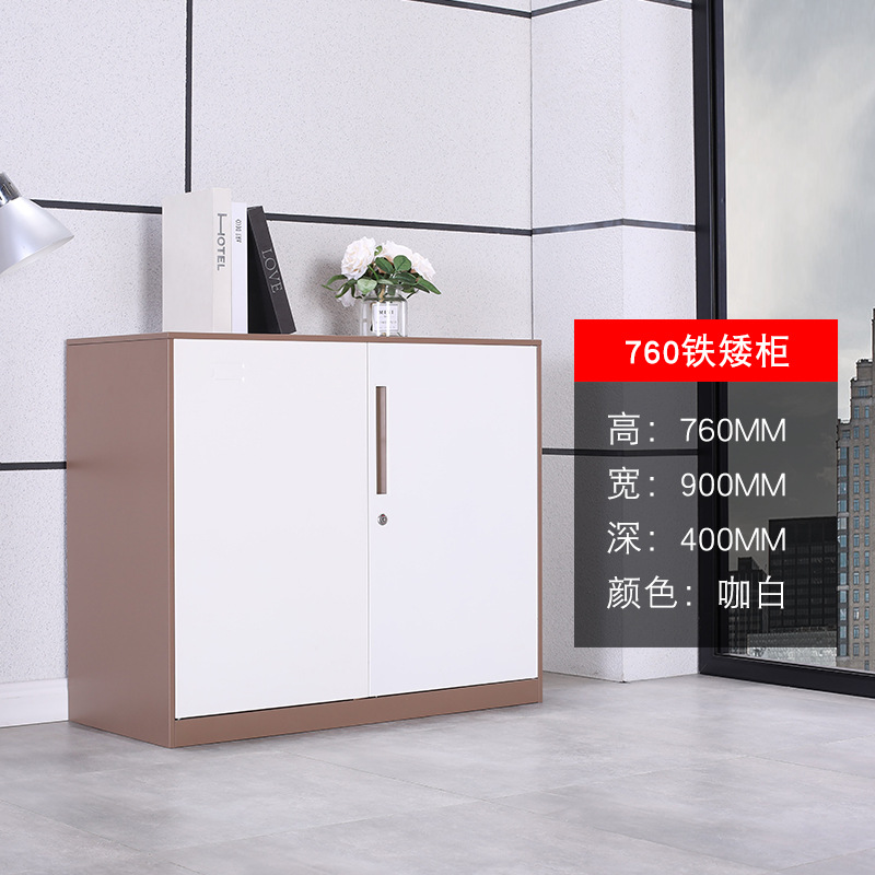 760咖白开门柜
